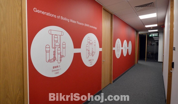 Office & showroom branding With digital Printing